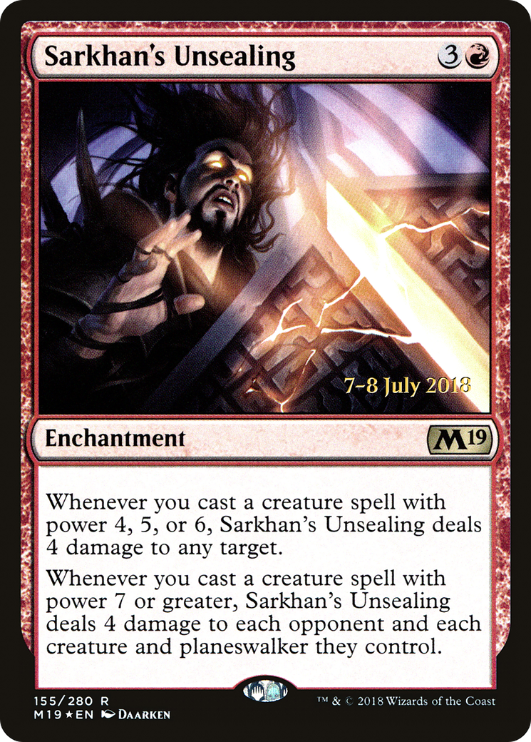 Sarkhan's Unsealing - Prerelease Promo [PM19-155s]