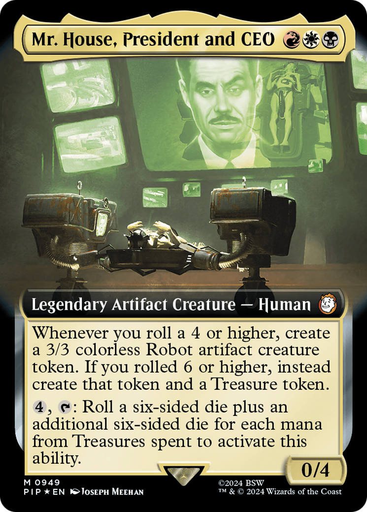 Mr. House, President and CEO - Extended Art - Surge Foil [PIP-949]