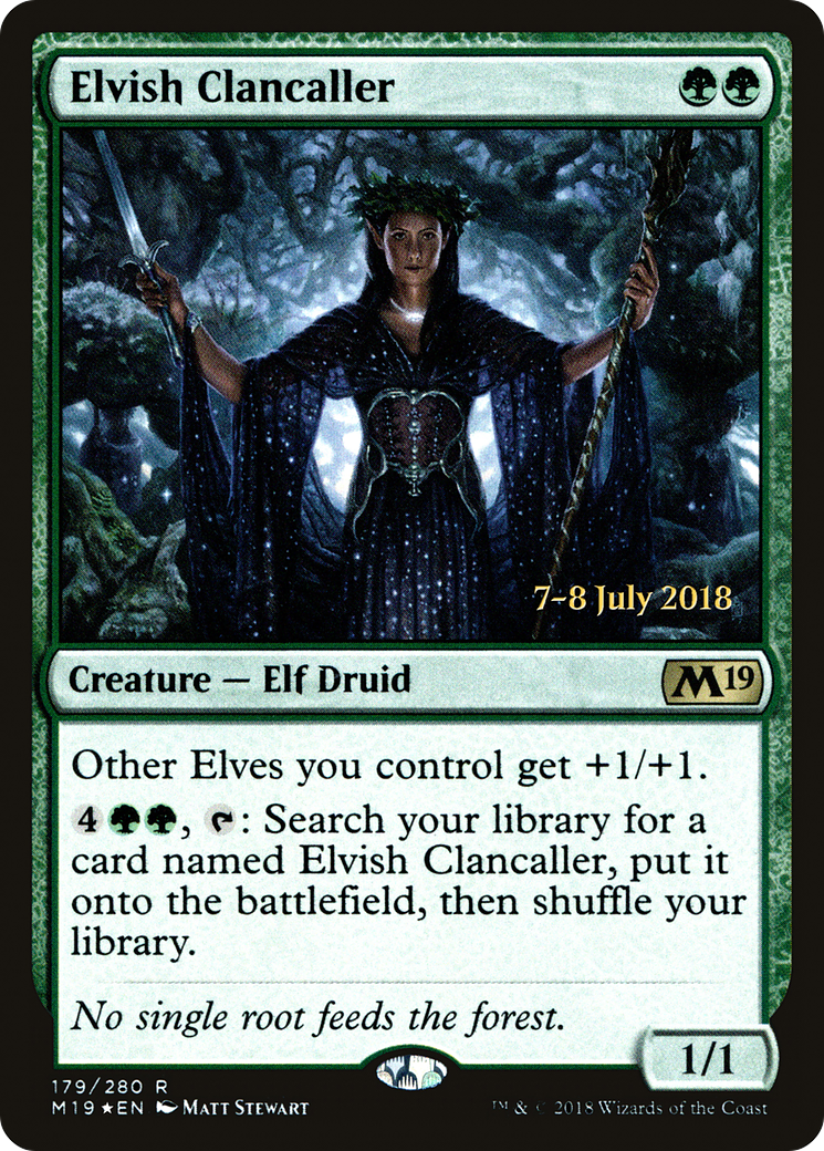 Elvish Clancaller - Prerelease Promo [PM19-179s]