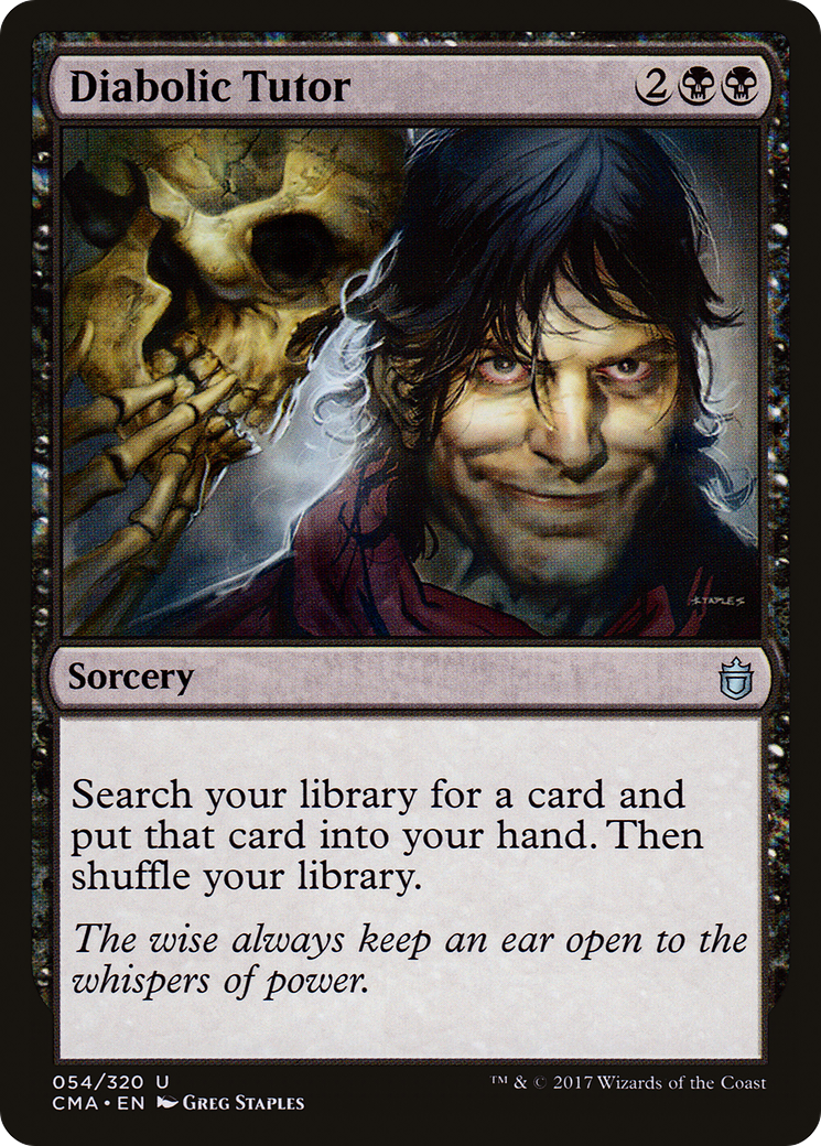 Diabolic Tutor [CMA-54]