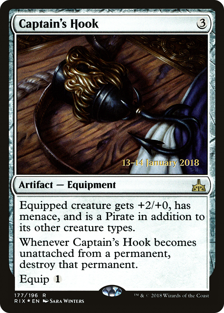 Captain's Hook - Prerelease Promo [PRIX-177s]