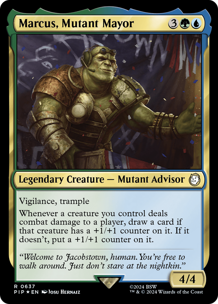 Marcus, Mutant Mayor - Surge Foil [PIP-637]