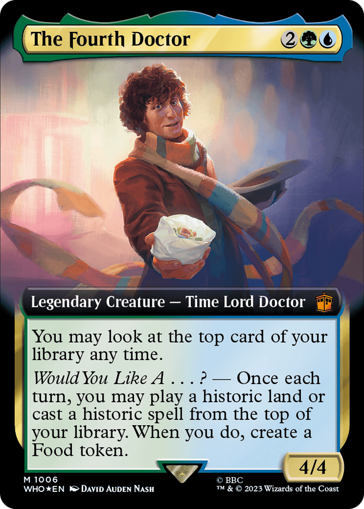 The Fourth Doctor - Extended Art - Surge Foil [WHO-1006]