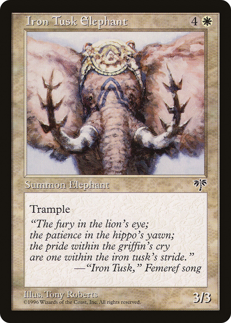 Iron Tusk Elephant [MIR-22]