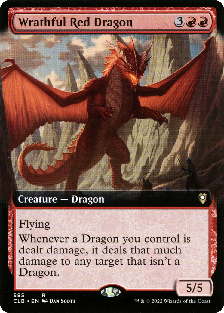 Wrathful Red Dragon - Extended Art [CLB-585]