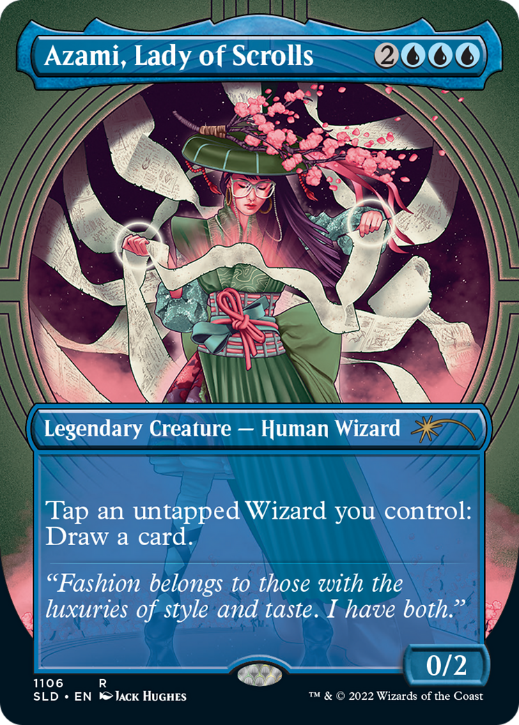 Azami, Lady of Scrolls - Borderless - Full Art [SLD-1106]