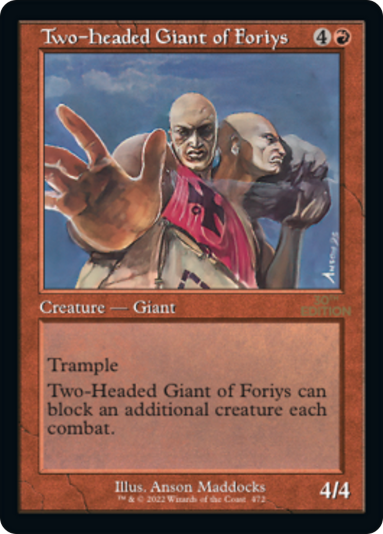 Two-Headed Giant of Foriys [30A-472]