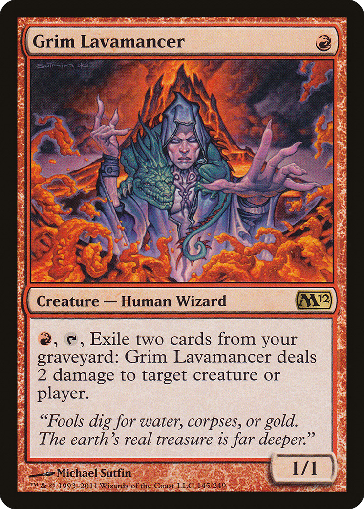 Grim Lavamancer [M12-145]