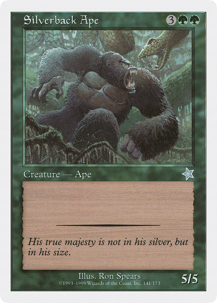 Silverback Ape [S99-141]