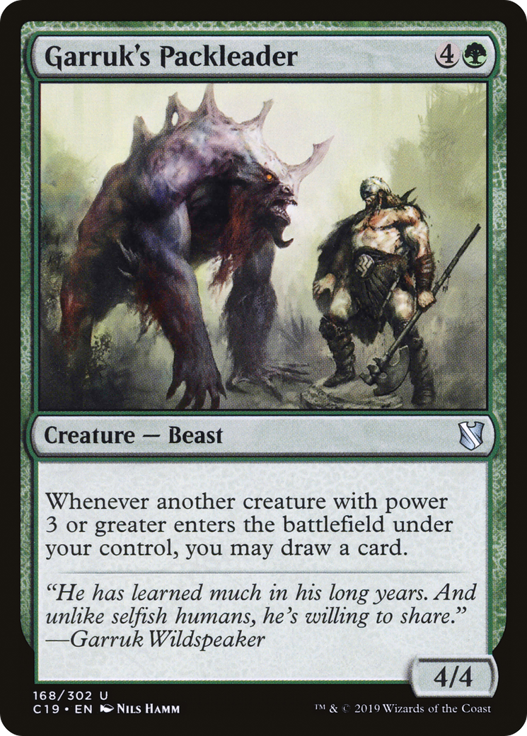 Garruk's Packleader [C19-168]