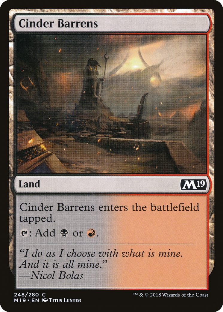 Cinder Barrens [M19-248]