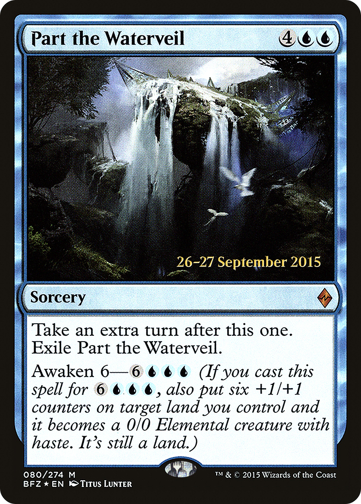 Part the Waterveil - Prerelease Promo [PBFZ-80s]