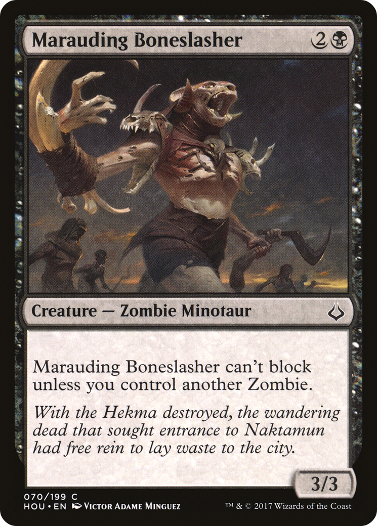 Marauding Boneslasher [HOU-70]