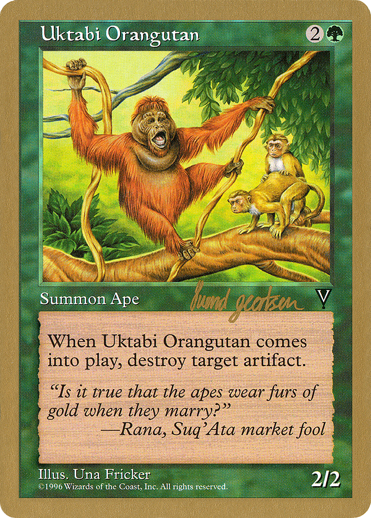 Uktabi Orangutan [WC97-sg123]