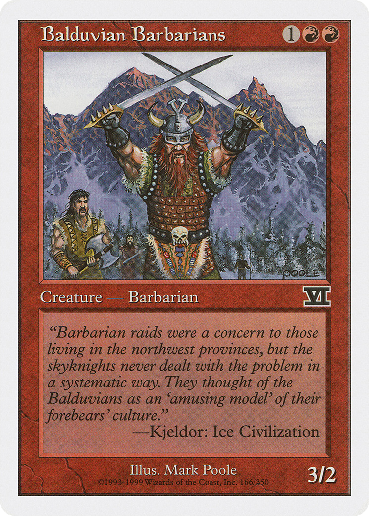 Balduvian Barbarians [6ED-166]