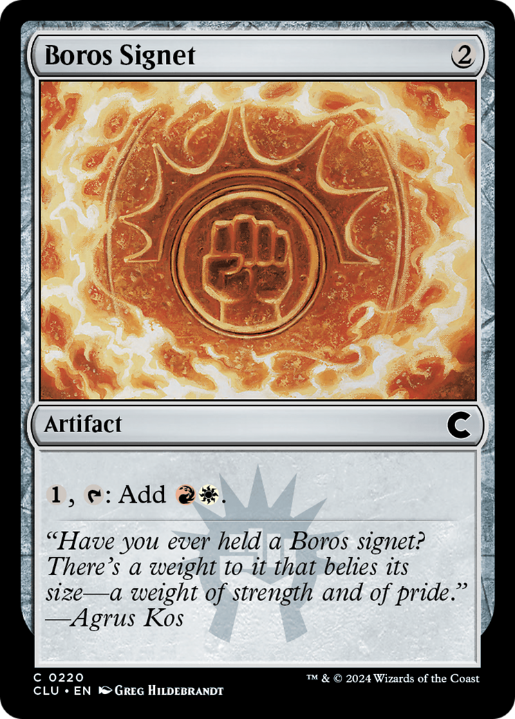 Boros Signet [CLU-220]