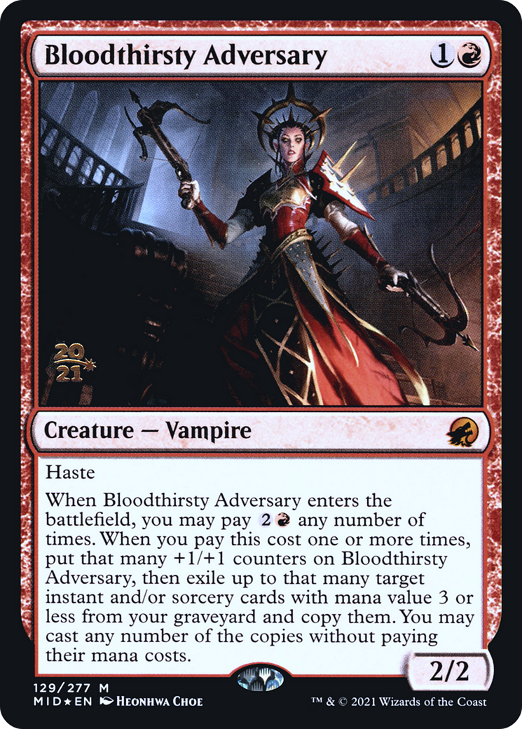 Bloodthirsty Adversary - Prerelease Promo [PMID-129s]