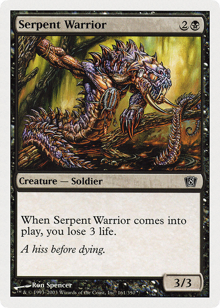 Serpent Warrior [8ED-161]