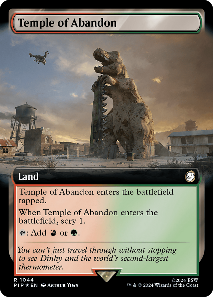 Temple of Abandon - Extended Art - Surge Foil [PIP-1044]