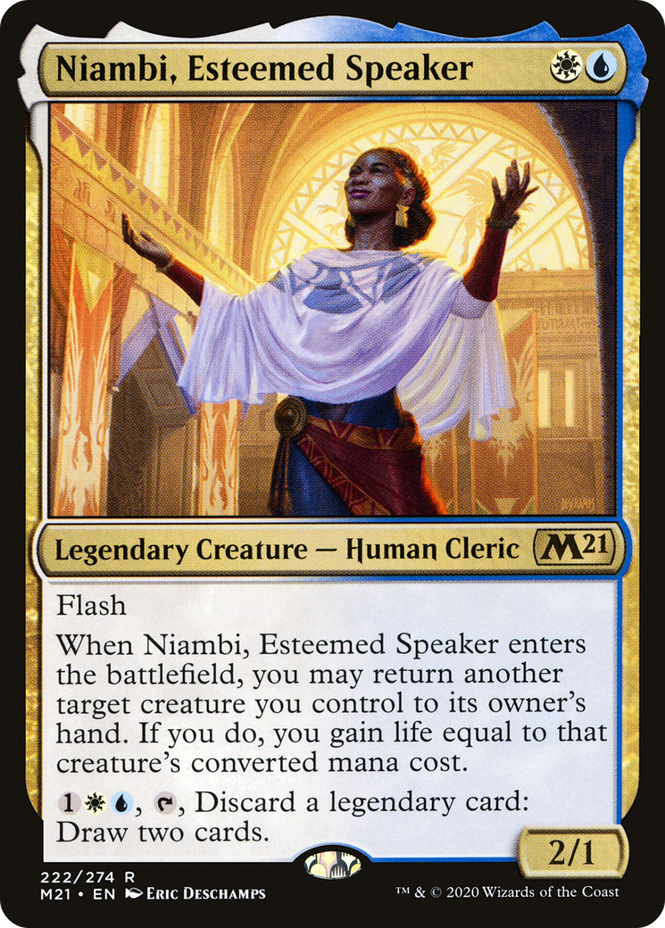 Niambi, Esteemed Speaker [M21-222]