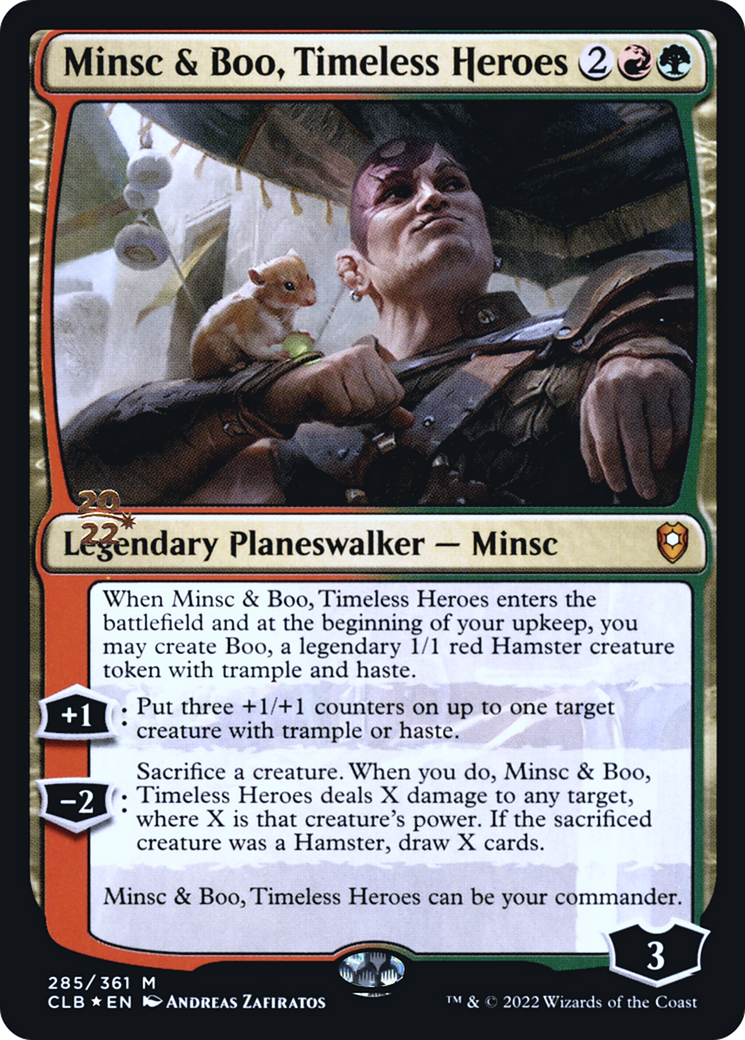 Minsc & Boo, Timeless Heroes - Prerelease Promo [PCLB-285s]