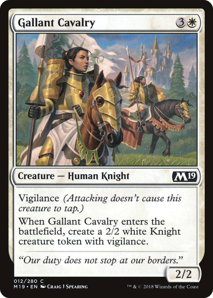 Gallant Cavalry [M19-12]