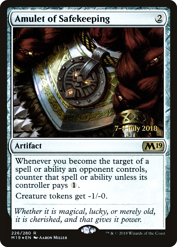 Amulet of Safekeeping - Prerelease Promo [PM19-226s]