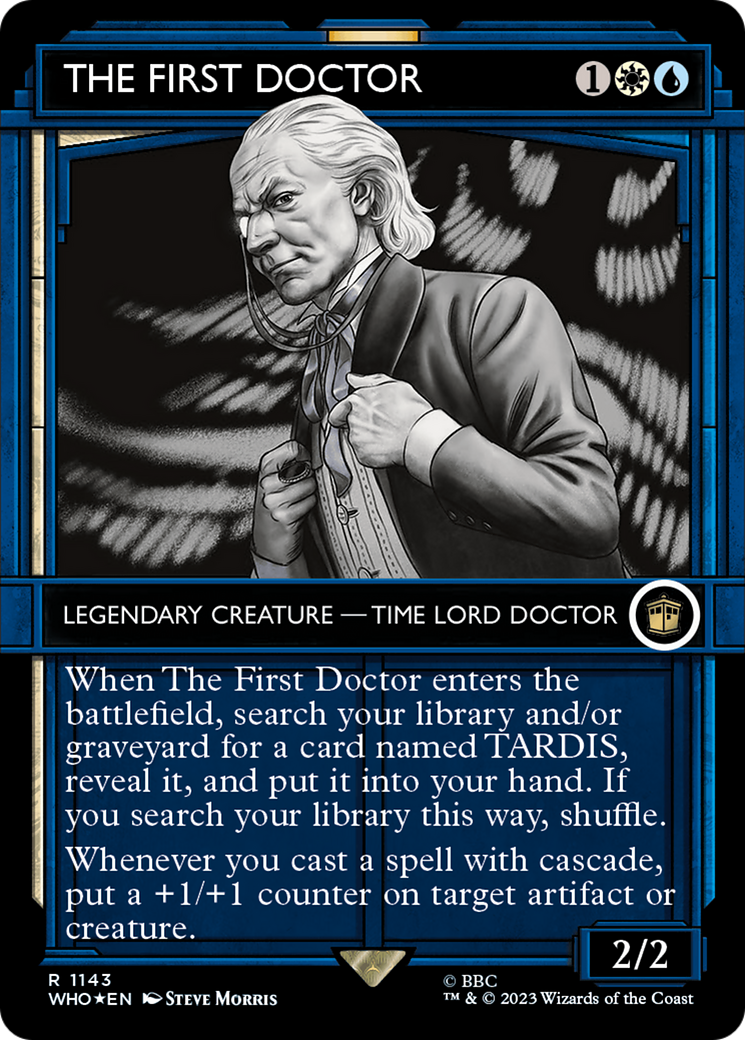 The First Doctor - Borderless - Showcase - Surge Foil [WHO-1143]