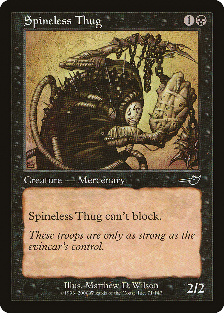 Spineless Thug [NEM-71]