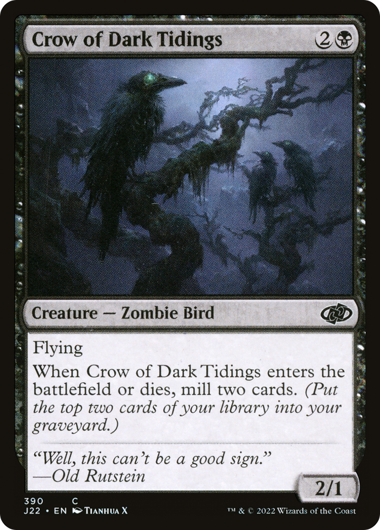 Crow of Dark Tidings [J22-390]