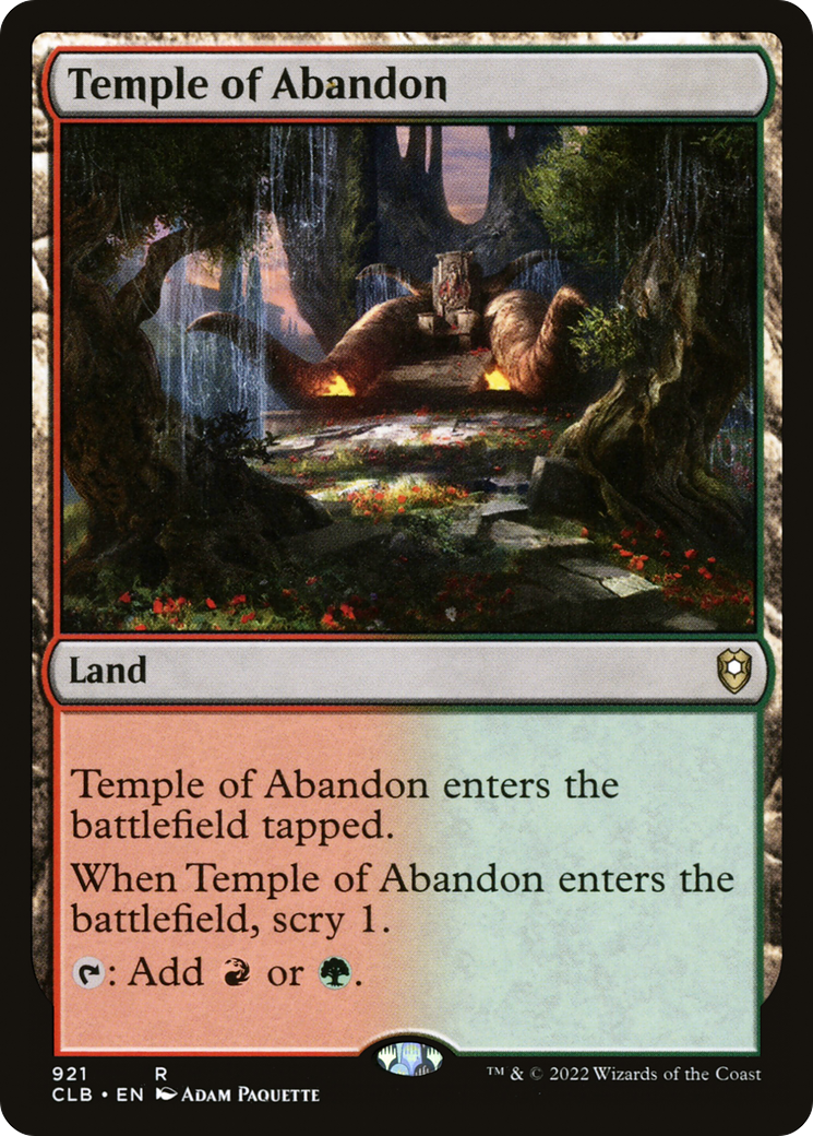 Temple of Abandon [CLB-921]