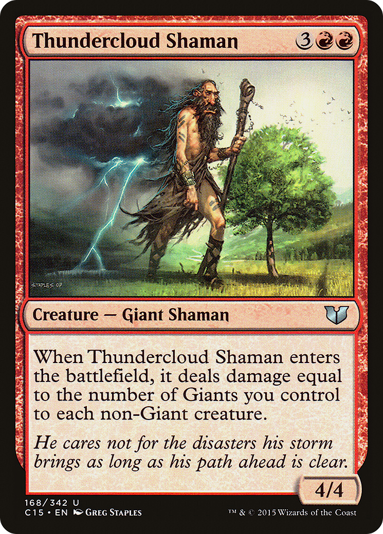 Thundercloud Shaman [C15-168]