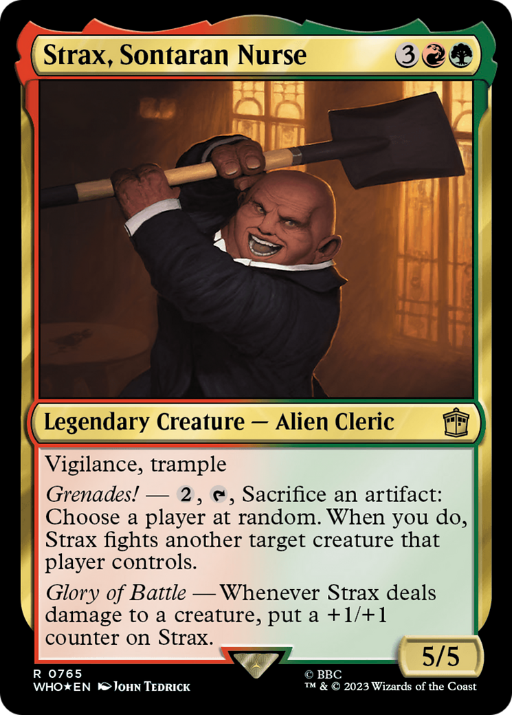 Strax, Sontaran Nurse - Surge Foil [WHO-765]