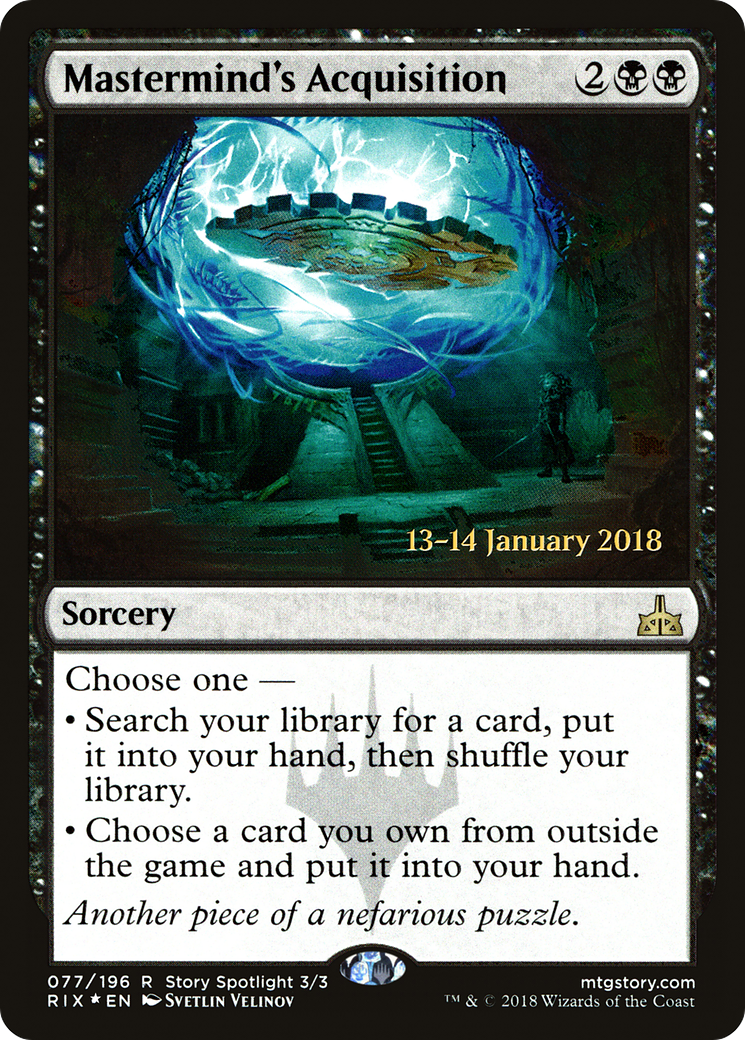 Mastermind's Acquisition - Prerelease Promo [PRIX-77s]