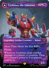 Cyclonus, the Saboteur // Cyclonus, Cybertronian Fighter - Borderless [BOT-23]