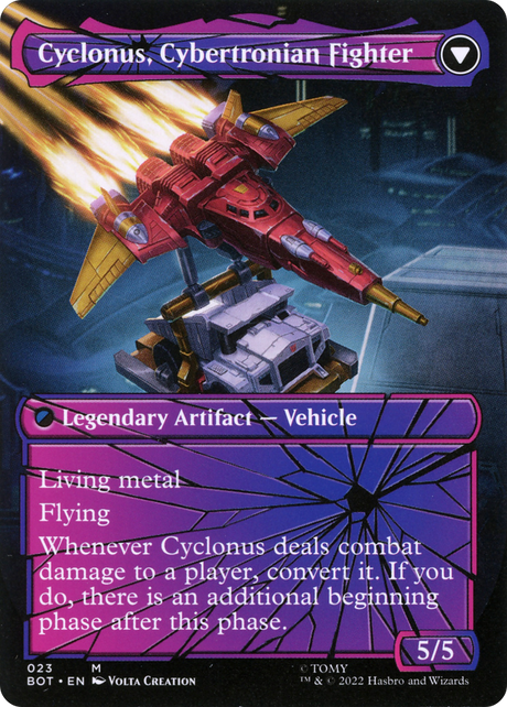 Cyclonus, the Saboteur // Cyclonus, Cybertronian Fighter - Borderless [BOT-23]