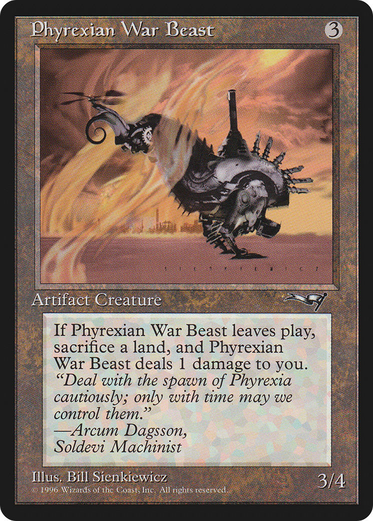 Phyrexian War Beast [ALL-127a]