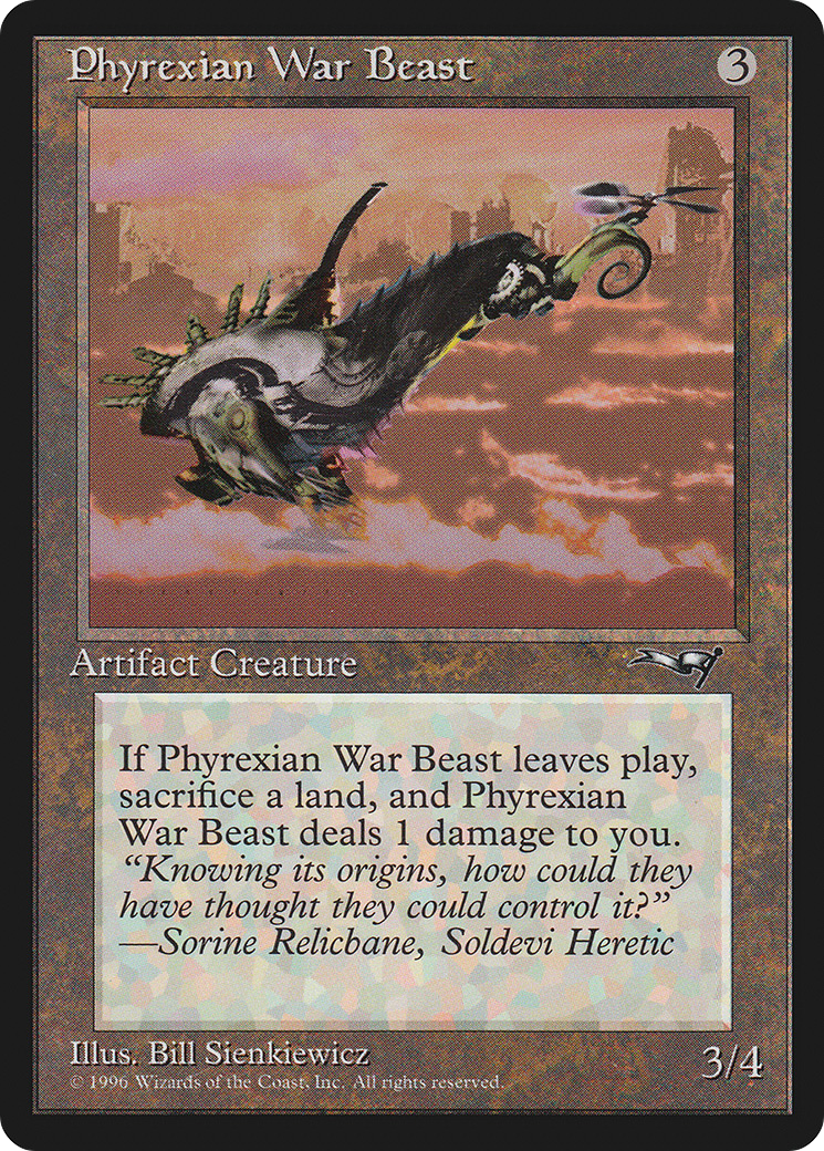 Phyrexian War Beast [ALL-127b]