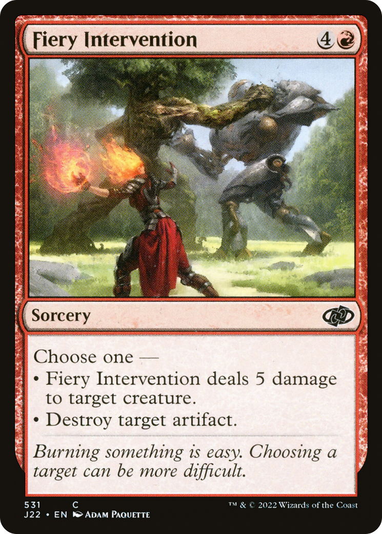 Fiery Intervention [J22-531]