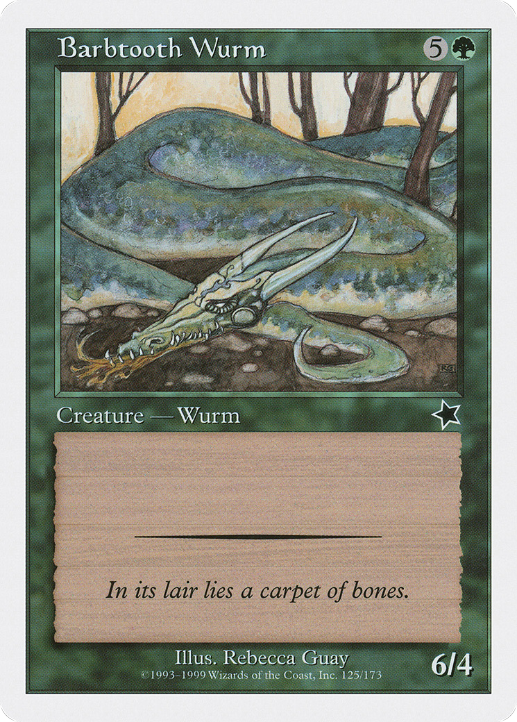 Barbtooth Wurm [S99-125]