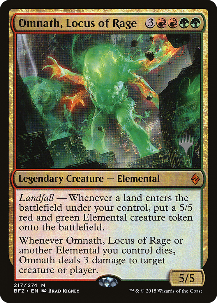 Omnath, Locus of Rage - Promo Pack [PBFZ-217p]