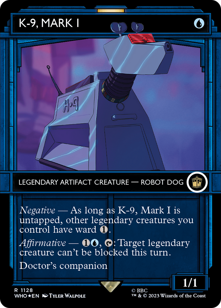 K-9, Mark I - Borderless - Showcase - Surge Foil [WHO-1128]