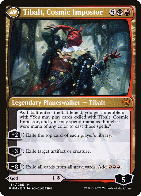 Valki, God of Lies // Tibalt, Cosmic Impostor [KHM-114]