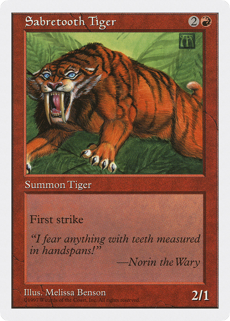 Sabretooth Tiger [5ED-264]