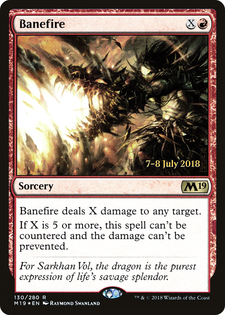 Banefire - Prerelease Promo [PM19-130s]