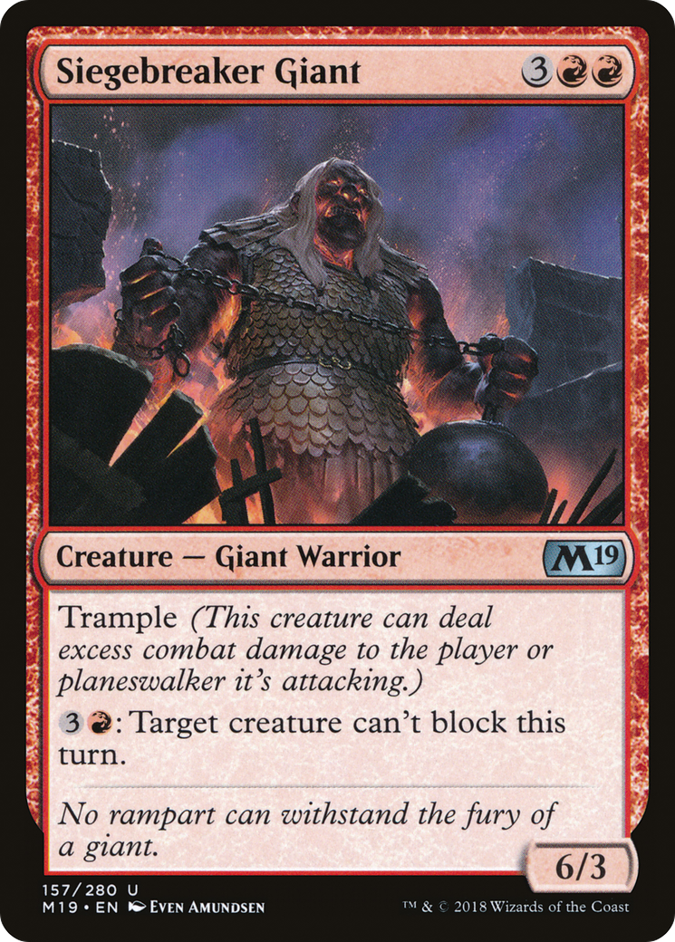 Siegebreaker Giant [M19-157]