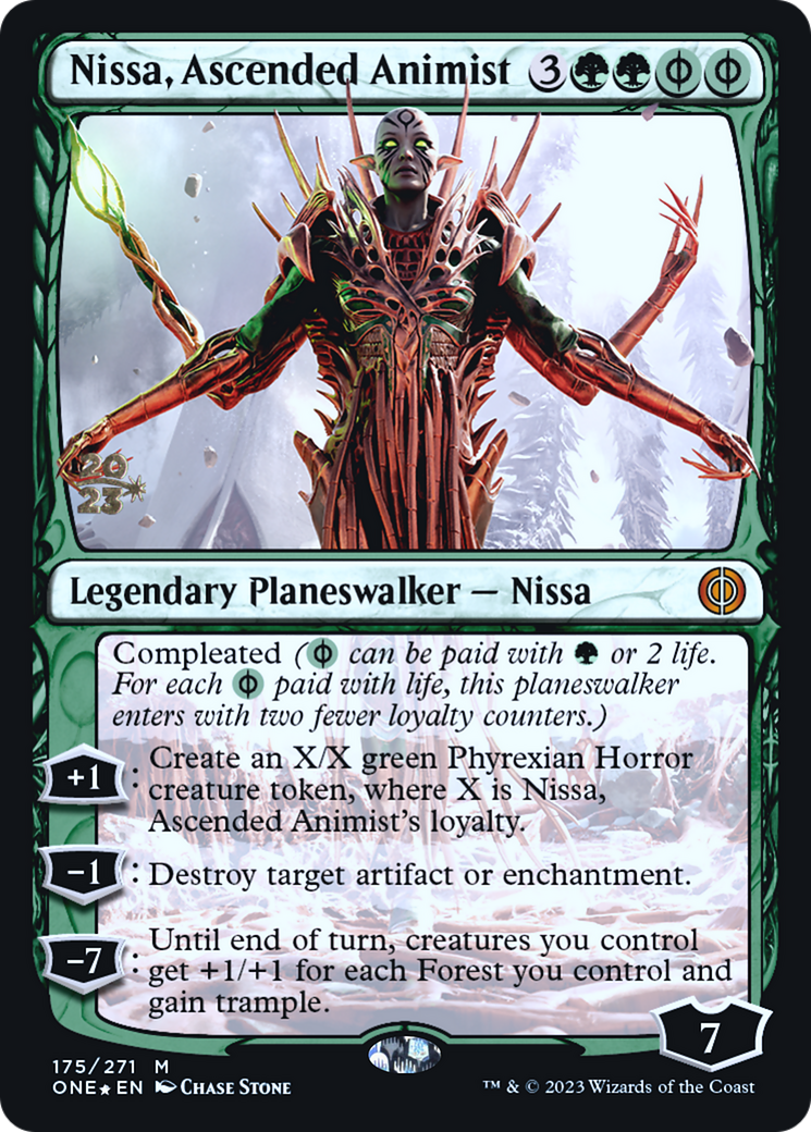 Nissa, Ascended Animist - Prerelease Promo [PONE-175s]