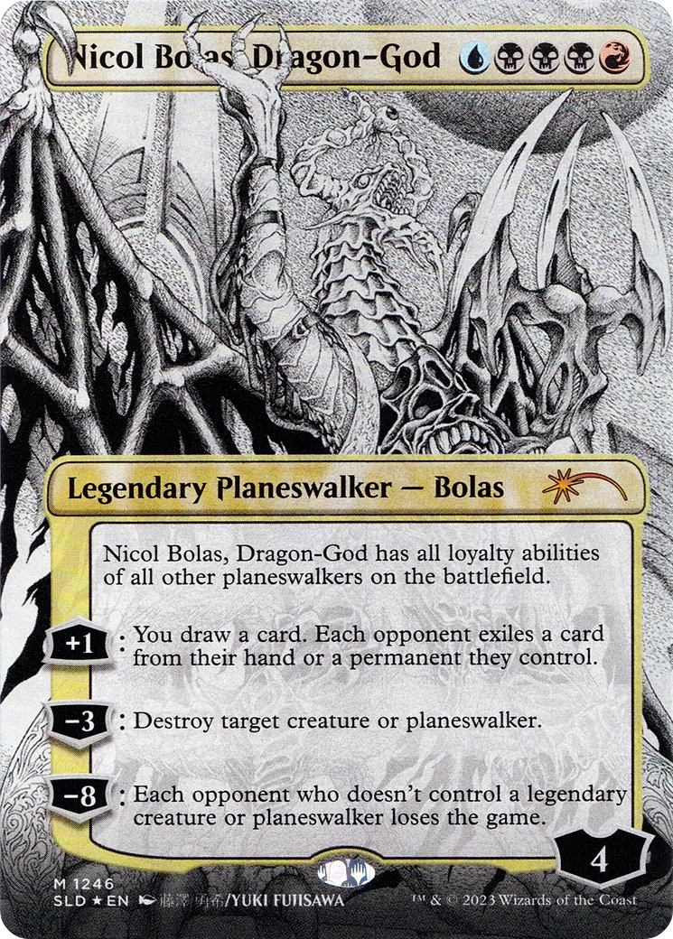 Nicol Bolas, Dragon-God - Borderless [SLD-1246]