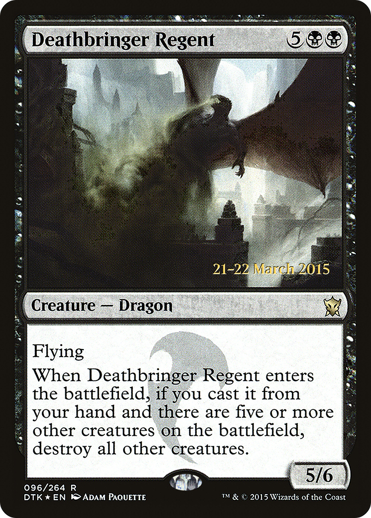 Deathbringer Regent - Prerelease Promo [PDTK-96s]