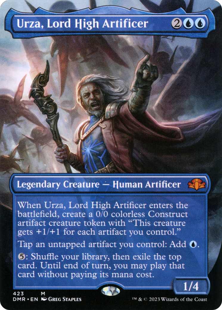 Urza, Lord High Artificer - Borderless - Full Art [DMR-423]